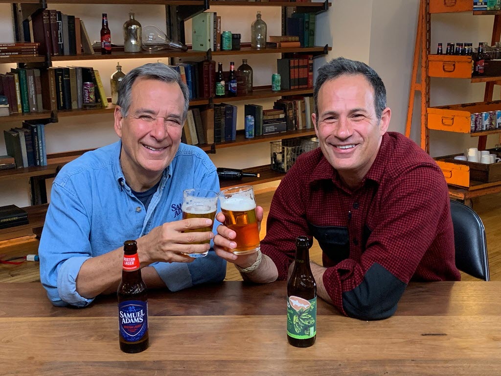 Boston Beer Company Founder Jim Koch and Dogfish Head Brewery Co-Founder Sam Calagione