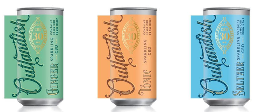 Eastside Distilling - Launches Outlandish Seltzer, Ginger and Tonic CBd Based Beverages