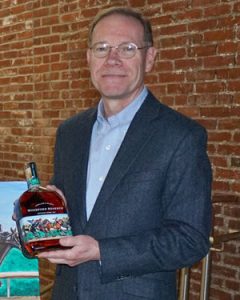 Woodford Reserve Distillery - Master Distiller Chris Morris with 2019 Kentucky Derby Bottle