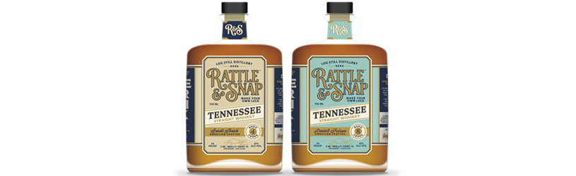 Log Still Distillery - Rattle & Snap Tennessee Straight Whiskey 4 and 8 Years Old