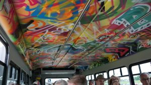 Bulleit Distilling Co. - Graffiti on Propane Powered Bus