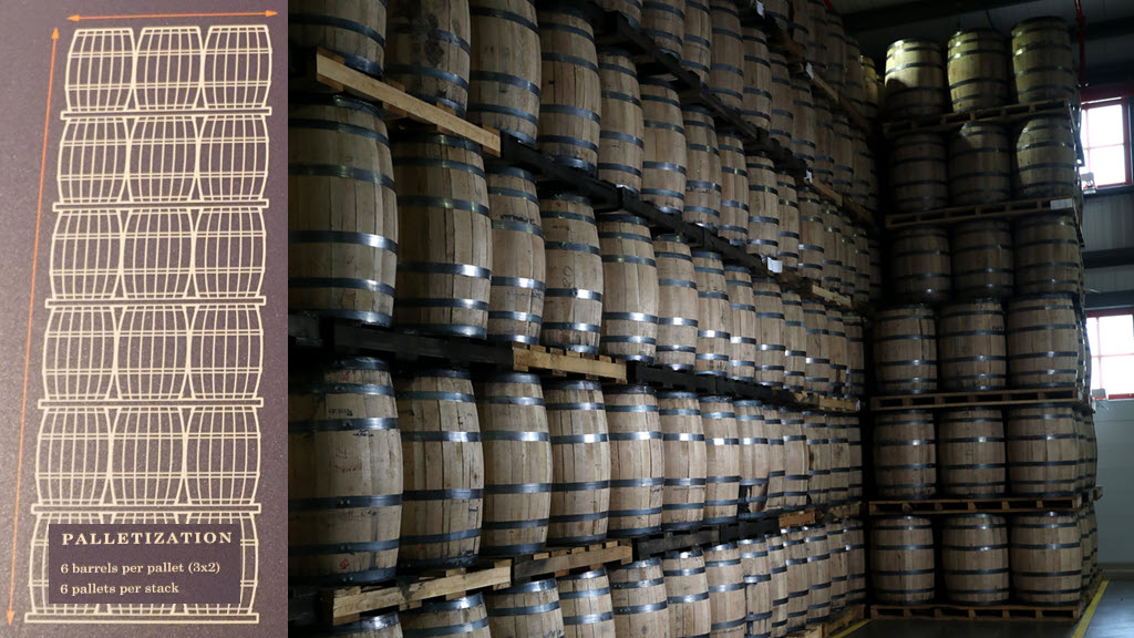 Bulleit Distilling Co. - Palletized Barrel Warehouse