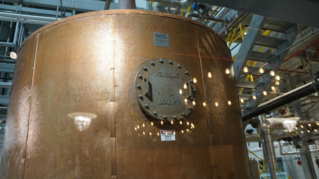 Bulleit Distilling Co. - Vendome Copper & Brass Works Doubler Repurposed from the Stitzel Weller Distillery