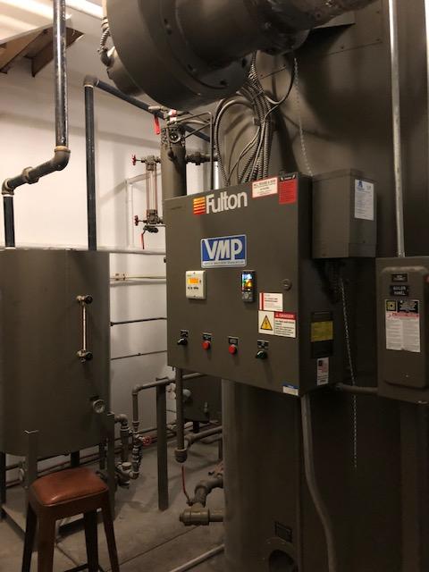 Charleston Distilling Co. - Distillery Equipment for Sale 4, Fulton VMP-Vertical Multi-Port Boiler 80