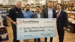 Heaven Hill Distillery - Veteran Chris Cruise Honored with Image on Bottle of Evan Williams Bourbon and $10,000 Donation to His Favorite Charity