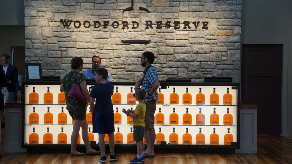 Woodford Reserve Distillery - Guests at the Welcome Center