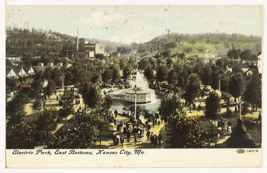Electric Park, East Bottoms, Kansas City, MO Postcard