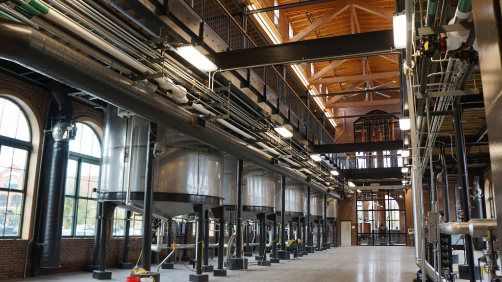 Joseph & Joseph Architects - Angel's Envy Distillery - Fermentation Tanks, Beer Well & Column Still