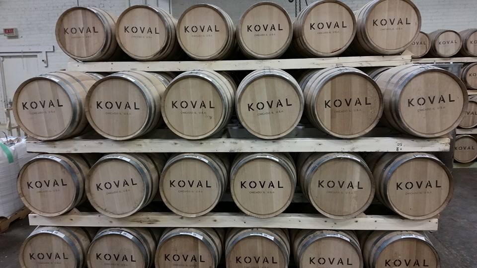 The Barrel Mill - Koval Distillery Barrels