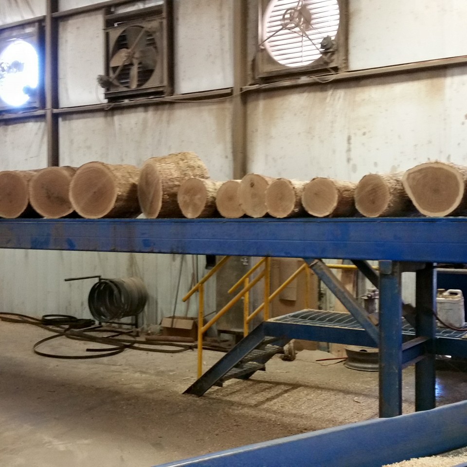 The Barrel Mill - Preparing Logs to be Made into Staves