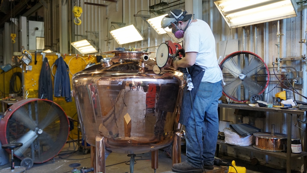 Vendome Copper & Brass Works - Copper Pot Still with Polished Finish