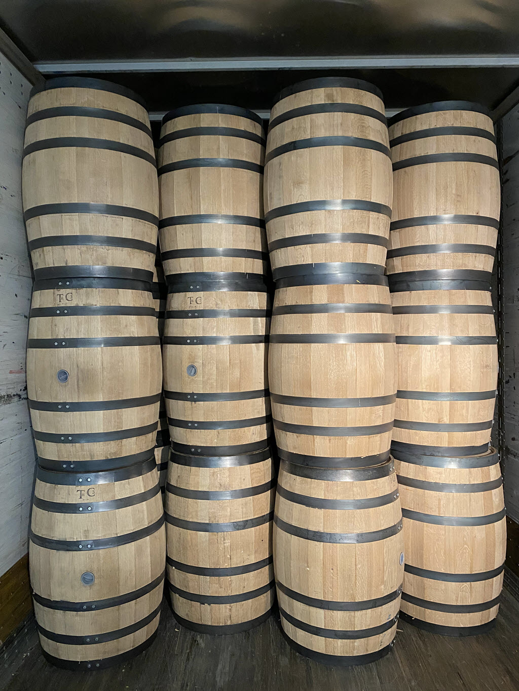 West Virginia Great Barrel Company - Completed Barrels Heading to a Distillery