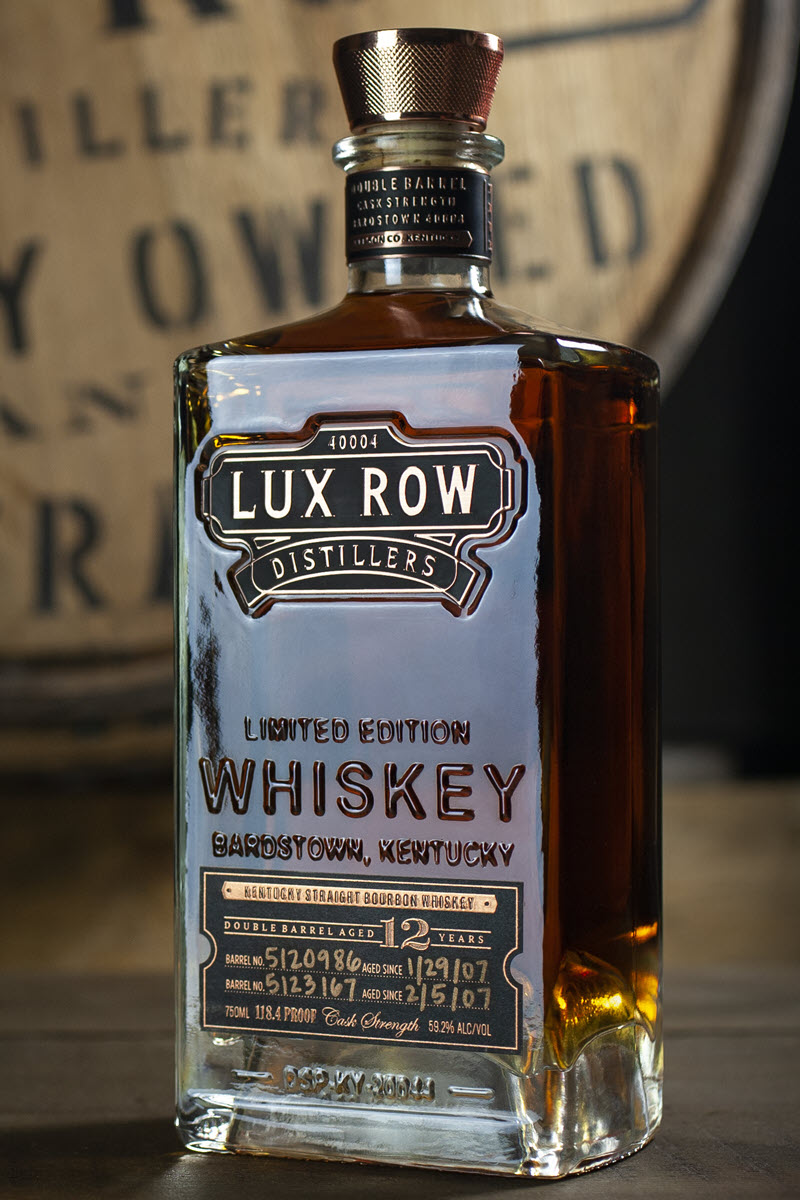 Lux Row Distillers - Lux Row Distillers Celebrates its 1-Year Anniversary with Limited Edition 118.4° Kentucky Straight Bourbon Whiskey Bottle