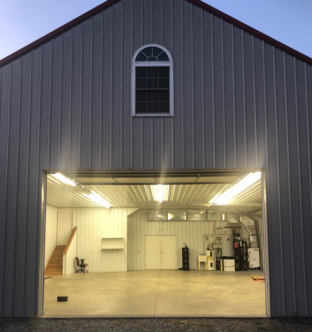 Distillery Property for Sale - Great Property and Building on the Kentucky Bourbon Trail, 6628 Clermont Rd., Garage Door Entry 1