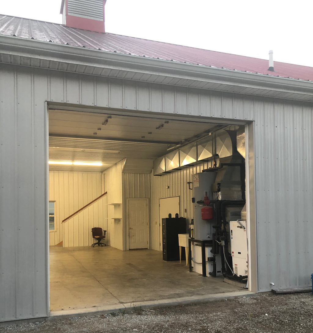 Distillery Property for Sale - Great Property and Building on the Kentucky Bourbon Trail, 6628 Clermont Rd., Garage Door Entry 2