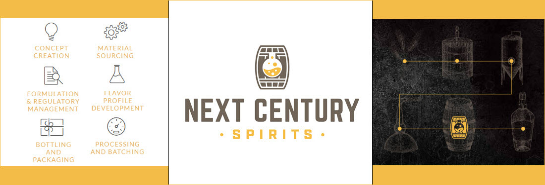 Next Century Spirits - Turnkey distilled spirits solutions for private labels, private brands, bulk brokers. U.S. & Global markets, Cover