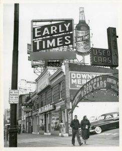 Early Times Kentucky Straight Bourbon Whisky - Vintage Billboard Advertisement