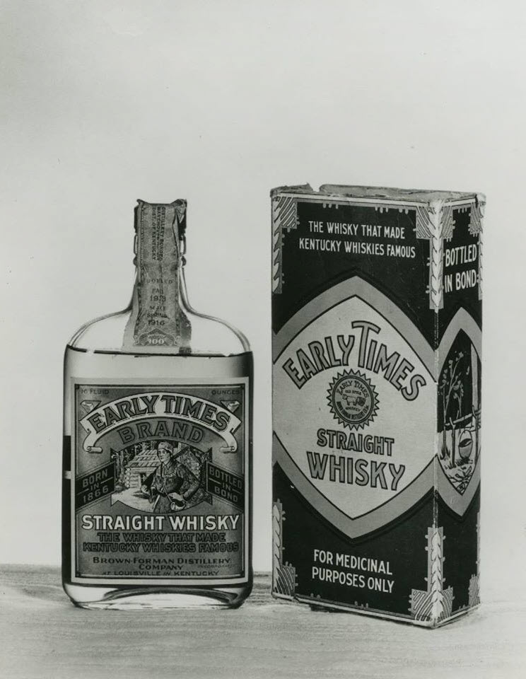 Early Times Straight Whisky - For Medicinal Purposes Only