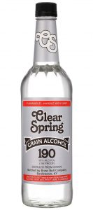 Buffalo Trace Distillery - Clear Spring Grain Alcohol 190 Proof, Bottled by Brass Bull Company