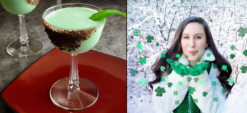 Cocktail Contessa - How to Make a St. Patrick's Day Tipsy Pixie Cocktail