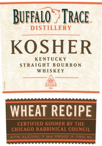 Buffalo Trace Distillery - cRc Kosher Certified, Kentucky Straight Bourbon High Wheat Whiskey Label
