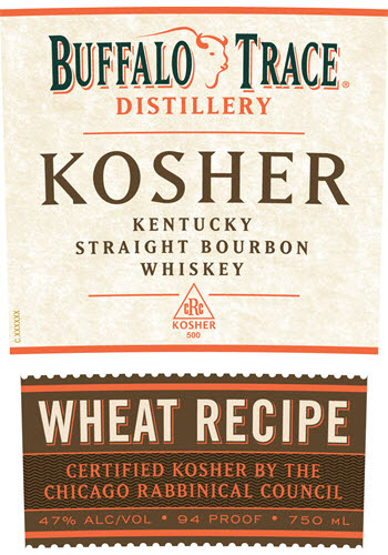 Buffalo Trace Distillery - cRc Kosher Certified, Kentucky Straight Bourbon High Wheat Whiskey Label