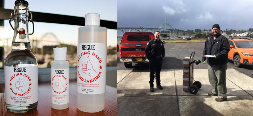 Rogue Ales & Spirits - Helping Hand Hand Sanitizer