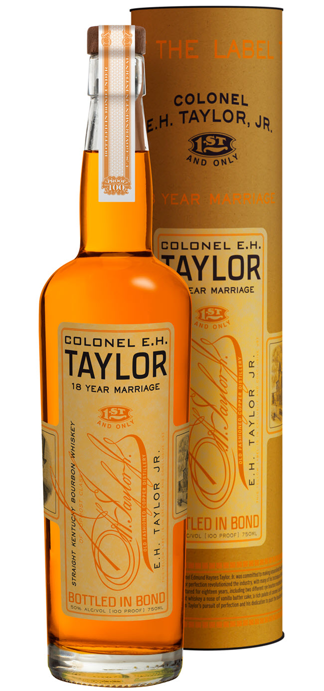 Buffalo Trace Distillery - Colonel E.H. Taylor Bottled in Bond 18 Year Marriage Kentucky Straight Bourbon Whiskey
