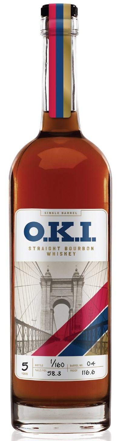 O.K.I. Straight Bourbon Whiskey - A 5 Year Old 116.6 Proof Whiskey