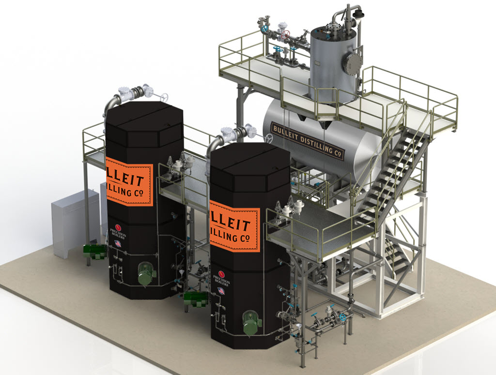 Diageo Lebanon Distillery - Electrode Boilers Rendering