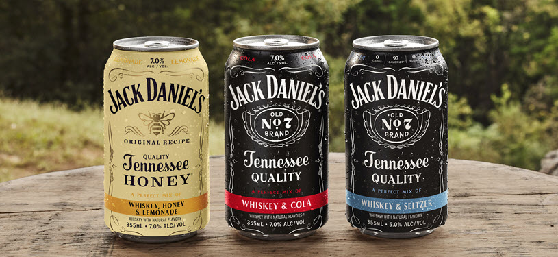 Jack Daniel Distillery - Jack Daniel's Ready-to-Drink Cocktails, Whiskey & Cola, Whiskey & Seltzer, Whiskey, Honey & Lemonade