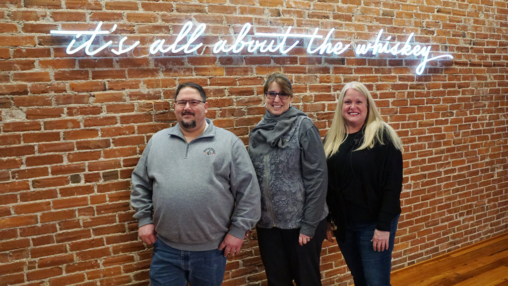 Michter's Distillery - Master Distiller Dan McKee, Master of Maturation Andrea Wilson and Visitor Experience Manager Vicki Fugitte