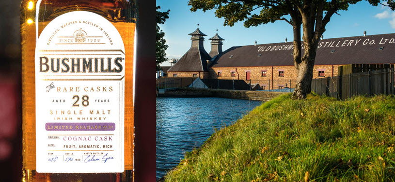 Old Bushmills Distillery Co - Rare Casks, Bushmills 28 Year Old Single Malt Cognac Cask