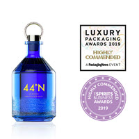 Stöelzle Glass Group - Luxary Packaging Awards, 44 Degrees N Gin