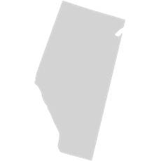 Canada Provinces - Alberta Distillery Map