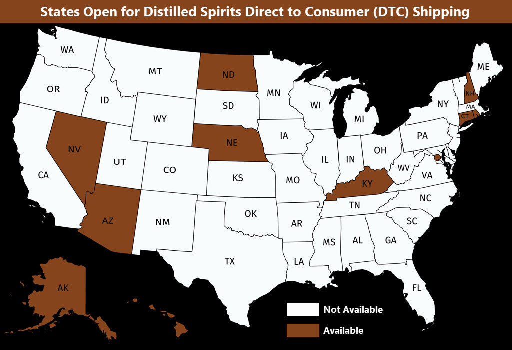 Direct to Consumer - Distilled Spirits DTC Shipping