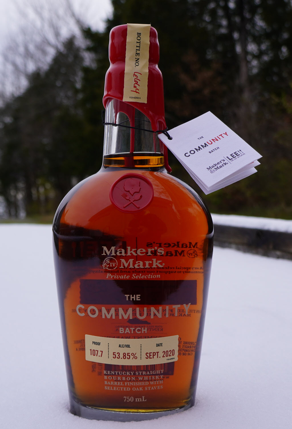 Maker's Mark Distillery - Maker's Mark The CommUNITY Batch Bottle, Lee Initiative