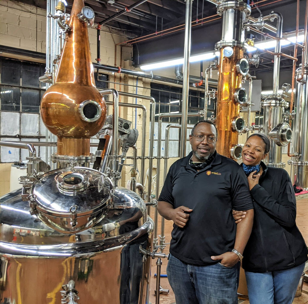 Striped Lion Distilling - Co-Founders Kevin and Erin Wright