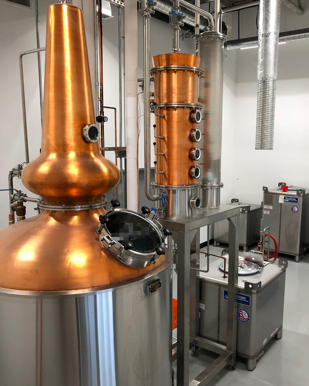 Catoctin Creek Distilling - $1 Million Expansion Plans - Specific Mechanical Systems 2000 Liter Pot Still with column