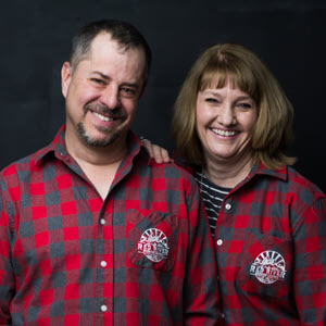 Red River Brewery & Distillery Founders Michael and Sharon Calhoun.