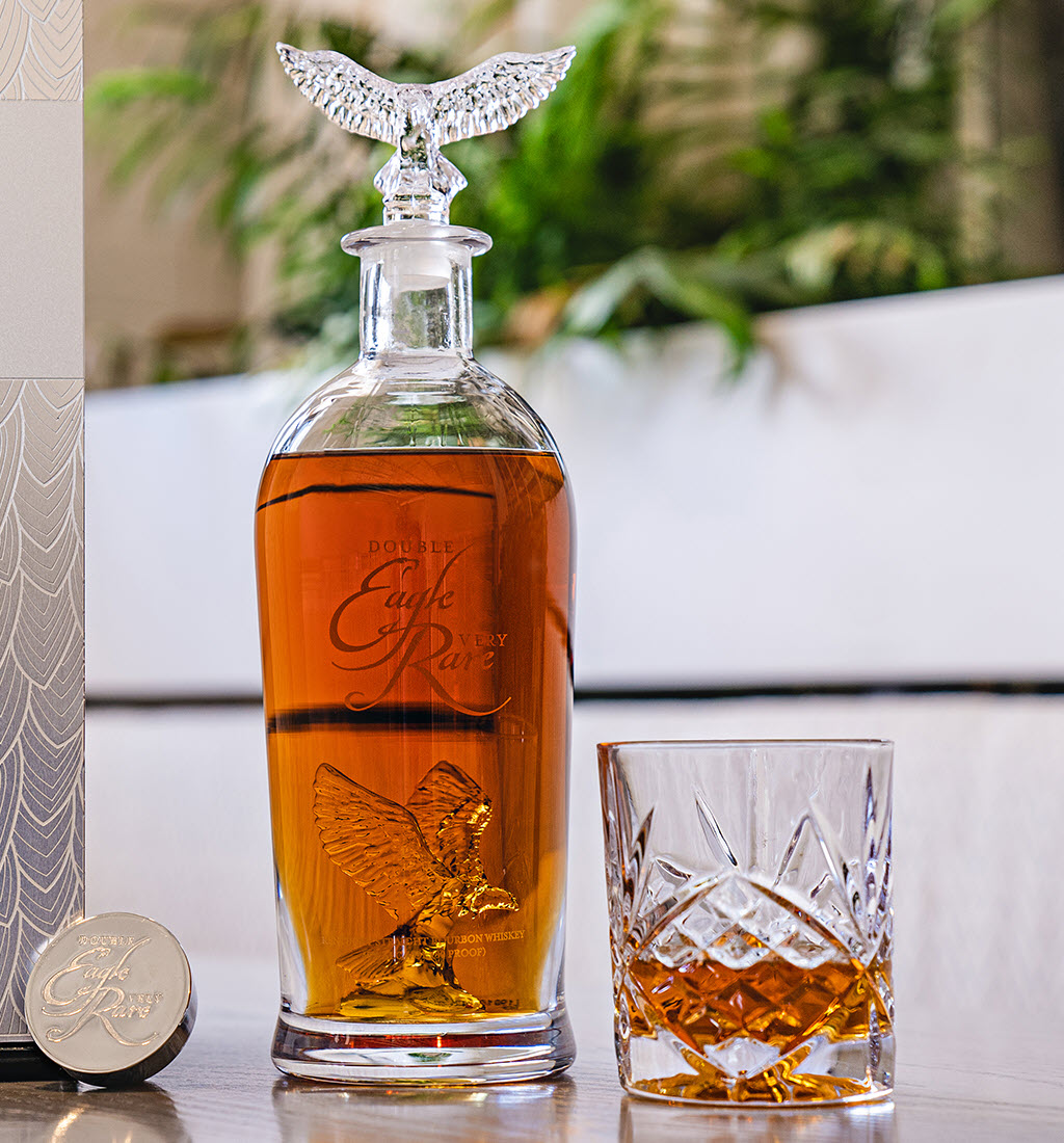 Buffalo Trace Distillery - 2021 Double Eagle Very Rare Bourbon in Hand-Blown Crystal Decanter