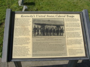 Kentucky's United States Colored Troops Civil War Memorial.