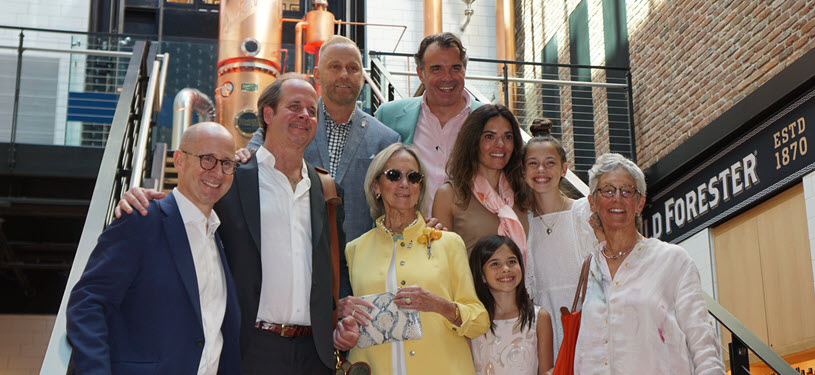 Old Forester Distillery - The Brown Family at the Old Forester Distillery Grand Opening June 14, 2018