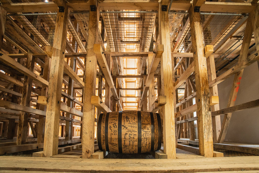Barton 1792 Distillery - First Barrel in Warehouse 33
