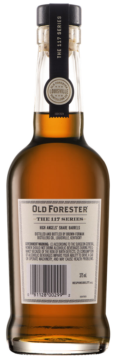 Old Forester Distillery - Master Taster Jackie Zykan Releases The Series 117, High Angel's Share Kentucky Straigh Bourbon Whiskey, Bottle