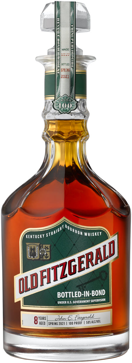 Heaven Hill Distillery - Old Fitzgerald 8 Year Old Bottled in Bond Kentucky Straight Bourbon Whiskey, 2021 Spring