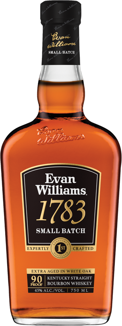 Heaven Hill Distillery - Evan Williams 1783 Small Batch Kentucky Straight Bourbon Whiskey 750ml Bottle, 90 Proof