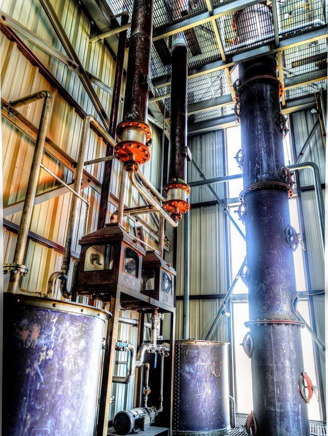 Jackson Purchase Distillery - The Former Jamieson Distillery - Fulton County Distillery has New Ownership, Column Still and Spirits Safe