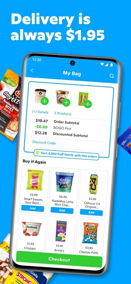 Gopuff - Intant Delivery Service - Delivery is always $1.95