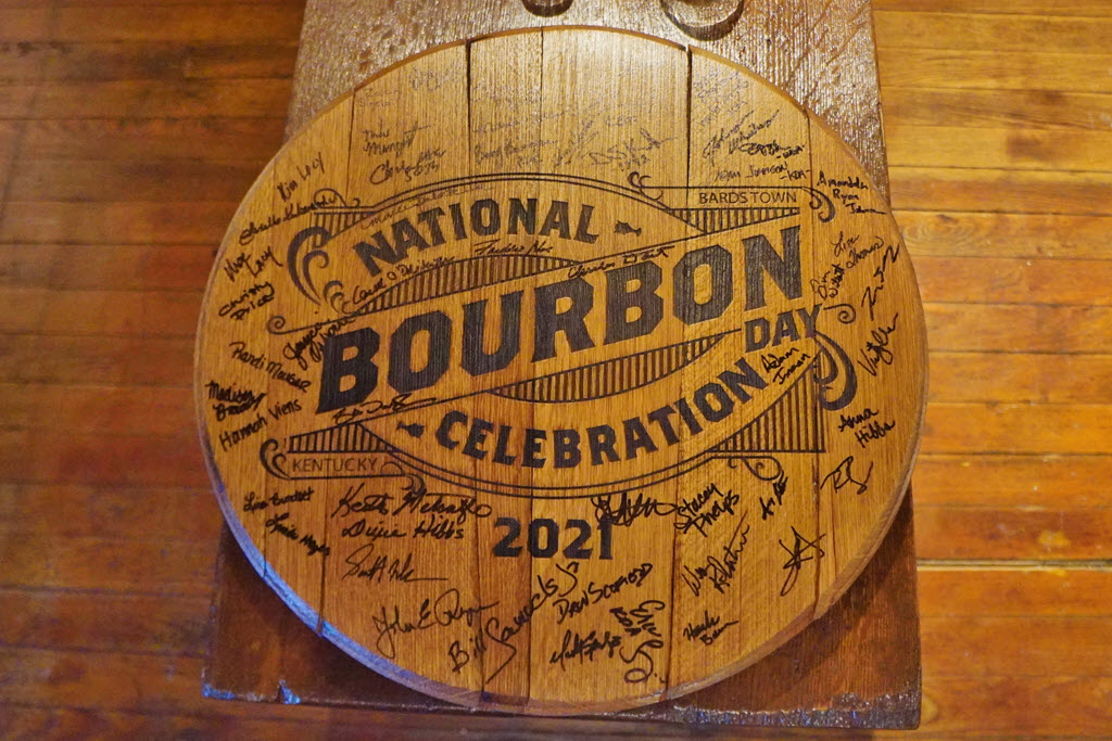 Kentucky Bourbon Festival - National Bourbon Day 2021 Signed Barrel Head